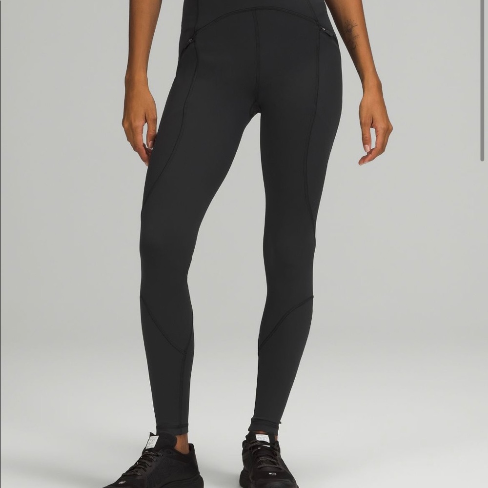 Lululemon Rain Repellent High Rise Running Tight